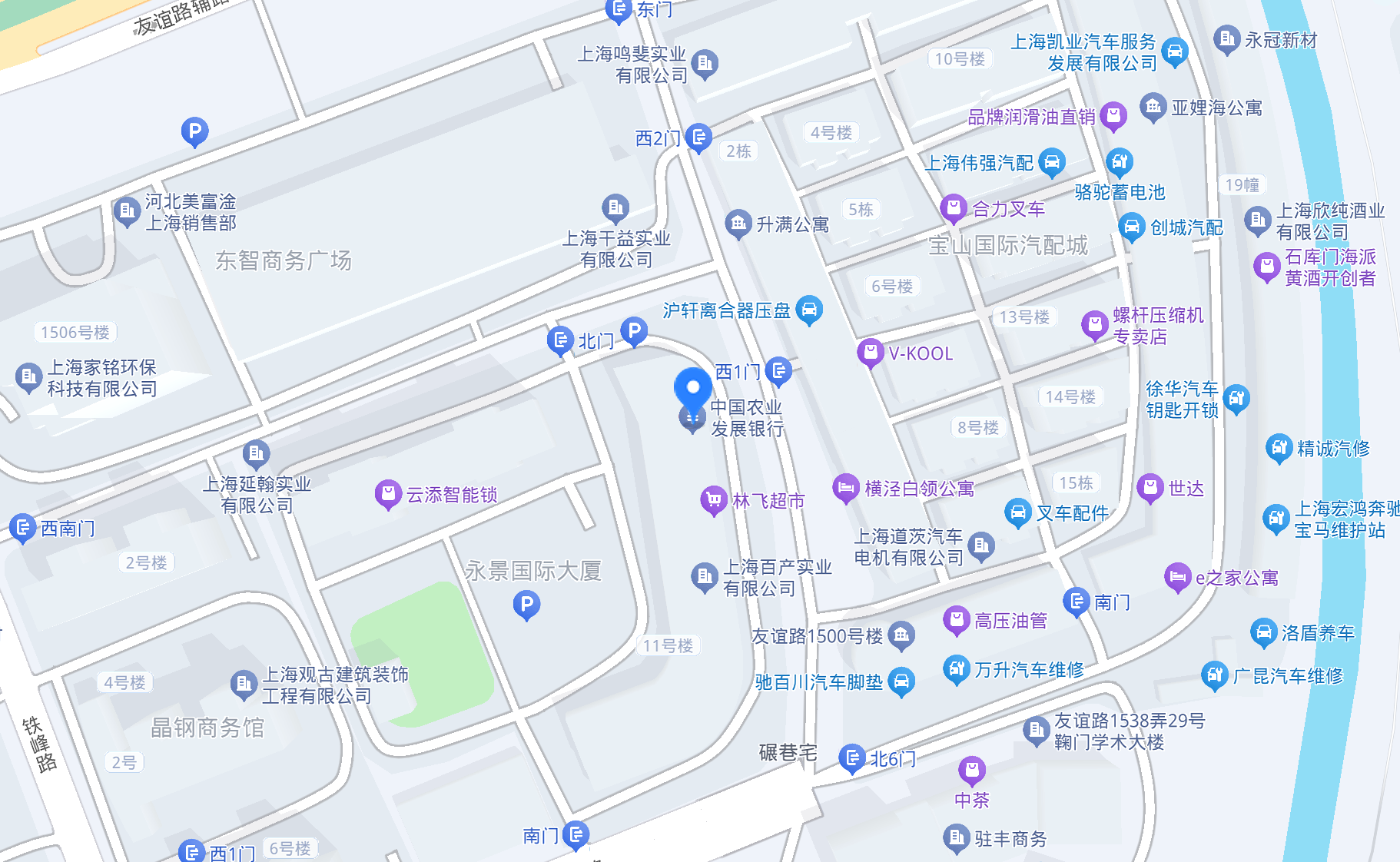 公司位置地图